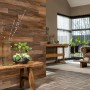 WallArt Tablones de aspecto madera de roble Barnwood marrón ámbar de WallArt, Recubrimiento de paredes - Ref: Foro24-442555, ...