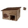 ProGarden Casa para erizos madera con corteza de árbol 34x28x22 cm de ProGarden, Jaulas y habitáculos para animales pequeños ...