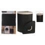 Bathroom Solutions Black bamboo corner laundry basket by Bathroom Solutions, Laundry baskets - Ref: Foro24-443271, Price: 37,...