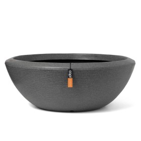 Capi Bowl-shaped Planter Arc Granite anthracite gray 61x25 cm by Capi, Pots and planters - Ref: Foro24-442106, Price: 117,99 ...