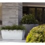 Capi Conical-shaped Arc Granite Planter in anthracite gray 60x48cm by Capi, Pots and planters - Ref: Foro24-442112, Price: 15...