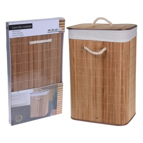 Bathroom Solutions Foldable Bamboo Laundry Basket by Bathroom Solutions, Laundry baskets - Ref: Foro24-443270, Price: 33,99 €...