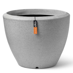 Capi Arc Granite conical shaped plant pot low ivory 48x35 cm by Capi, Pots and planters - Ref: Foro24-442108, Price: 97,85 €,...