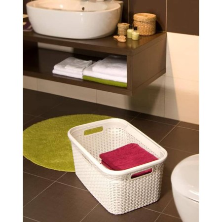 Curver Laundry Basket Style Vintage White 45 L by Curver, Laundry baskets - Ref: Foro24-443860, Price: 48,99 €, Discount: %