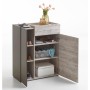 FMD Chest of drawers with 2 doors and 1 drawer in sand oak and lava gray by FMD, Drawers - Ref: Foro24-443702, Price: 178,79 ...