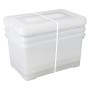 Curver Juego de cajas de almacenamiento Handy transparente 3x50 L de Curver, Cestas para almacenaje - Ref: Foro24-443854, Pre...