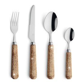 Amefa Cutlery 24 pieces Mono Glitter gold by Amefa, Cutlery sets - Ref: Foro24-443375, Price: 24,99 €, Discount: %