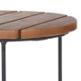 H&S Collection 2-Piece Brown Teak Side Table Set by H&S Collection, Side tables - Ref: Foro24-442180, Price: 64,30 €, Discoun...