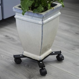 Nature Adjustable plant cart 4 arms black net by Nature, Pot stands - Ref: Foro24-442636, Price: 40,99 €, Discount: %