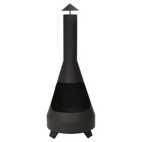 ProGarden Fireplace with Charming pipe black 118 cm by ProGarden, Chimneys - Ref: Foro24-442167, Price: 154,99 €, Discount: %