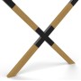 CIME X-shaped table legs wood and natural metal 77.8x71 cm by CIME, Table legs - Ref: Foro24-444085, Price: 138,99 €, Discoun...