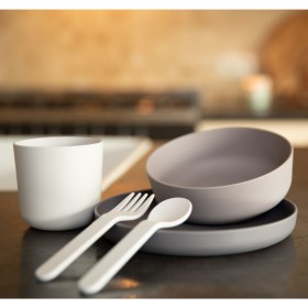 Bo Jungle 5-Piece CPLA Gray Baby Tableware by Bo Jungle, Breastfeeding and feeding - Ref: Foro24-442936, Price: 23,99 €, Disc...