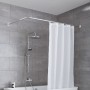 Kleine Wolke Universal Shower Curtain Rod 3 Sizes Chrome by Kleine Wolke, shower bars - Ref: Foro24-442336, Price: 42,05 €, D...