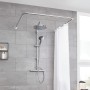 Kleine Wolke Universal Shower Curtain Rod 3 Sizes Chrome by Kleine Wolke, shower bars - Ref: Foro24-442336, Price: 42,05 €, D...