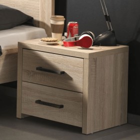 Vipack Aline nightstand 2 drawers light oak by Vipack, Nightstands - Ref: Foro24-442686, Price: 151,07 €, Discount: %