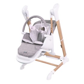 Bo Jungle High chair hammock 2 in 1 white wood by Bo Jungle, Chairs and high chairs for children - Ref: Foro24-442944, Price:...