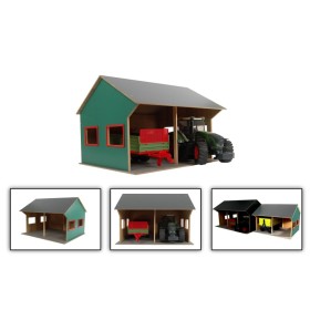 Kids Globe Toy farm shed for 2 tractors toy 1:16 by Kids Globe, Children's parks - Ref: Foro24-442150, Price: 53,99 €, Discou...