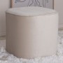 Venture Home Piff White Velvet Pouf 44x44x41 cm by Venture Home, Ottomans - Ref: Foro24-444787, Price: 80,39 €, Discount: %