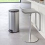 Curver Deco Pedal Bin Round Silver 30L by Curver, Garbage cans and trash cans - Ref: Foro24-443831, Price: 76,45 €, Discount: %