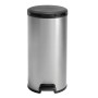 Curver Deco Pedal Bin Round Silver 30L by Curver, Garbage cans and trash cans - Ref: Foro24-443831, Price: 76,45 €, Discount: %