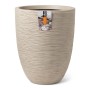 Capi Elegant low Waste Rib vase terrazzo beige 34x46 cm by Capi, Pots and planters - Ref: Foro24-445482, Price: 86,76 €, Disc...