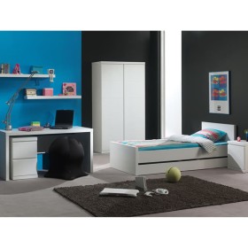 Vipack Lara 2-drawer desk chest white wood by Vipack, Lockers and storage cabinets - Ref: Foro24-442724, Price: 173,45 €, Dis...