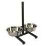 Pets Collection Comedero bebedero de perro altura ajustable acero inox de Pets Collection, Cuencos, comederos, y bebederos pa...