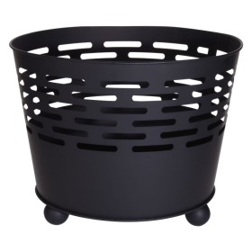 ProGarden Cubo para leña negro 45x35 cm de ProGarden, Chimeneas - Ref: Foro24-443155, Precio: 52,99 €, Descuento: %