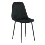 Venture Home Dining chairs 2 pcs Black velvet polar with stitching by Venture Home, dining chairs - Ref: Foro24-444704, Price...