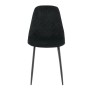 Venture Home Dining chairs 2 pcs Black velvet polar with stitching by Venture Home, dining chairs - Ref: Foro24-444704, Price...