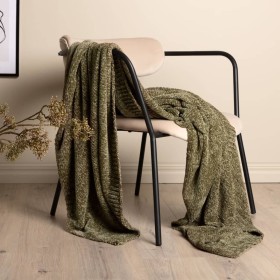 Venture Home Ally Blanket Moss Green Polyester 170x130 cm by Venture Home, Blankets - Ref: Foro24-444755, Price: 41,99 €, Dis...