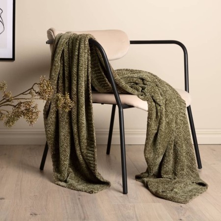 Venture Home Ally Blanket Moss Green Polyester 170x130 cm by Venture Home, Blankets - Ref: Foro24-444755, Price: 41,14 €, Dis...