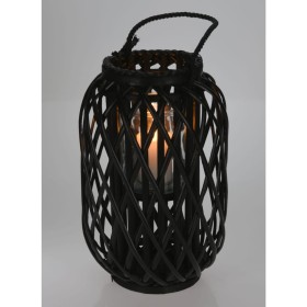 H&S Collection Black reed lantern 40x26 cm by H&S Collection, Chandeliers - Ref: Foro24-443160, Price: 37,99 €, Discount: %