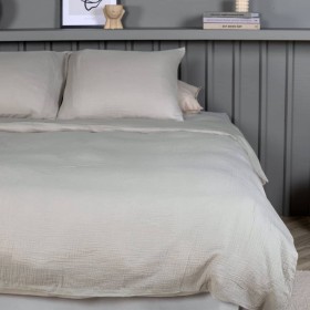 Venture Home Mila bedding set light gray cotton 220x240 cm by Venture Home, Duvet covers - Ref: Foro24-444773, Price: 97,99 €...