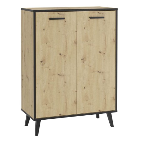 FMD Mueble zapatero 5 compartimentos roble artesanal 68,5x33x93,5 cm de FMD, Zapateros y organizadores de calzado - Ref: Foro...