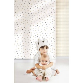 Noordwand Wallpaper Mondo baby Confetti Dots white, gray and beige by Noordwand, Painted paper - Ref: Foro24-444879, Price: 2...