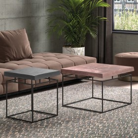 Rousseau Aron coffee table set 2 pieces gray metal and rust by Rousseau, Coffee table - Ref: Foro24-442833, Price: 222,99 €, ...