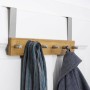 HI Door hanger with 6 bamboo hooks 40x4.8x12 cm by HI, Hat and coat racks - Ref: Foro24-445594, Price: 14,36 €, Discount: %