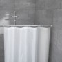 Kleine Wolke Telescopic shower curtain rod chrome 75-125 cm by Kleine Wolke, shower bars - Ref: Foro24-442335, Price: 24,62 €...