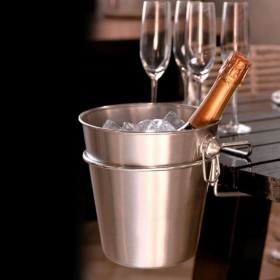 Excellent Houseware Champagne bucket and stand 3 pcs stainless steel by Excellent Houseware, Beverage coolers - Ref: Foro24-4...