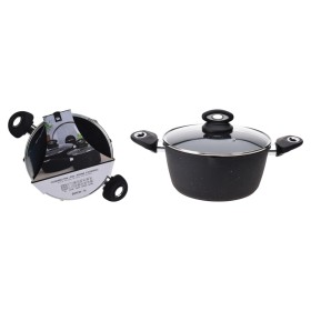 Excellent Houseware Forged aluminum casserole with lid 24 cm by Excellent Houseware, Saucepans - Ref: Foro24-443290, Price: 4...