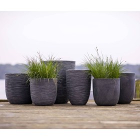 Capi Macetero bajo elegante Waste Rib gris 34x46 cm de Capi, Maceteros y jardineras - Ref: Foro24-442101, Precio: 78,99 €, De...