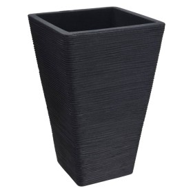 ProGarden Anthracite Gray Square Fluted Pot 55 cm by ProGarden, Pots and planters - Ref: Foro24-443191, Price: 53,99 €, Disco...