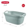 Curver Knit Laundry Basket Light Blue 40 L by Curver, Laundry baskets - Ref: Foro24-443840, Price: 37,89 €, Discount: %