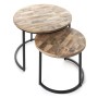 Rousseau Linus side table set 2 pieces magnolia wood by Rousseau, Side tables - Ref: Foro24-442835, Price: 161,92 €, Discount: %