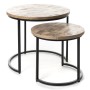 Rousseau Linus side table set 2 pieces magnolia wood by Rousseau, Side tables - Ref: Foro24-442835, Price: 161,92 €, Discount: %