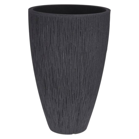 ProGarden Anthracite Gray Lava Fluted Pot 60 cm by ProGarden, Pots and planters - Ref: Foro24-443194, Price: 59,74 €, Discoun...