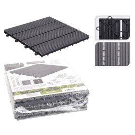 ProGarden Terrace and porch tile set 6 pcs dark gray by ProGarden, Floors and carpets - Ref: Foro24-443188, Price: 35,99 €, D...