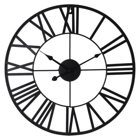 H&S Collection Reloj de pared con números romanos negro de H&S Collection, Relojes de pared - Ref: Foro24-445871, Precio: 26,...