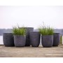 Capi Elegant low planter Waste Rib gray 46x58 cm by Capi, Pots and planters - Ref: Foro24-442102, Price: 151,58 €, Discount: %